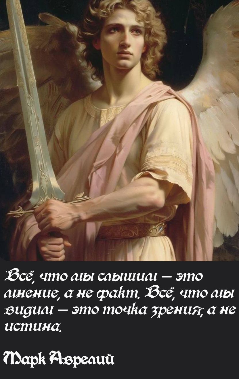 3Всё что мы саышихи это синение а не райт бсё что мы звидии это точва зрения а не истина Парк ореаий