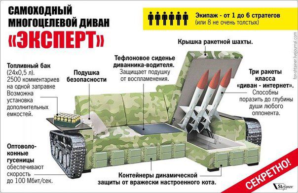 САМОХОДНЫЙ МНОГОЦЕЛЕВОЙ ДИВАН «ЭКСПЕРТ»