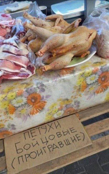 ПЕТУХИ БОЙЦОВЫЕ (ПРОИГРАВШИЕ)