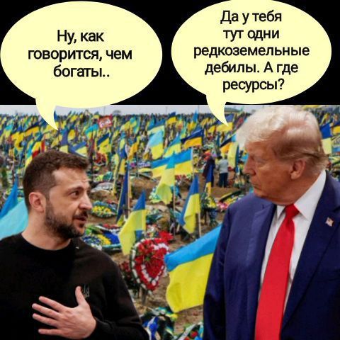Ну, как говорится, чем богаты..
Да у тебя тут одни редкоземельные дебилы. А где ресурсы?