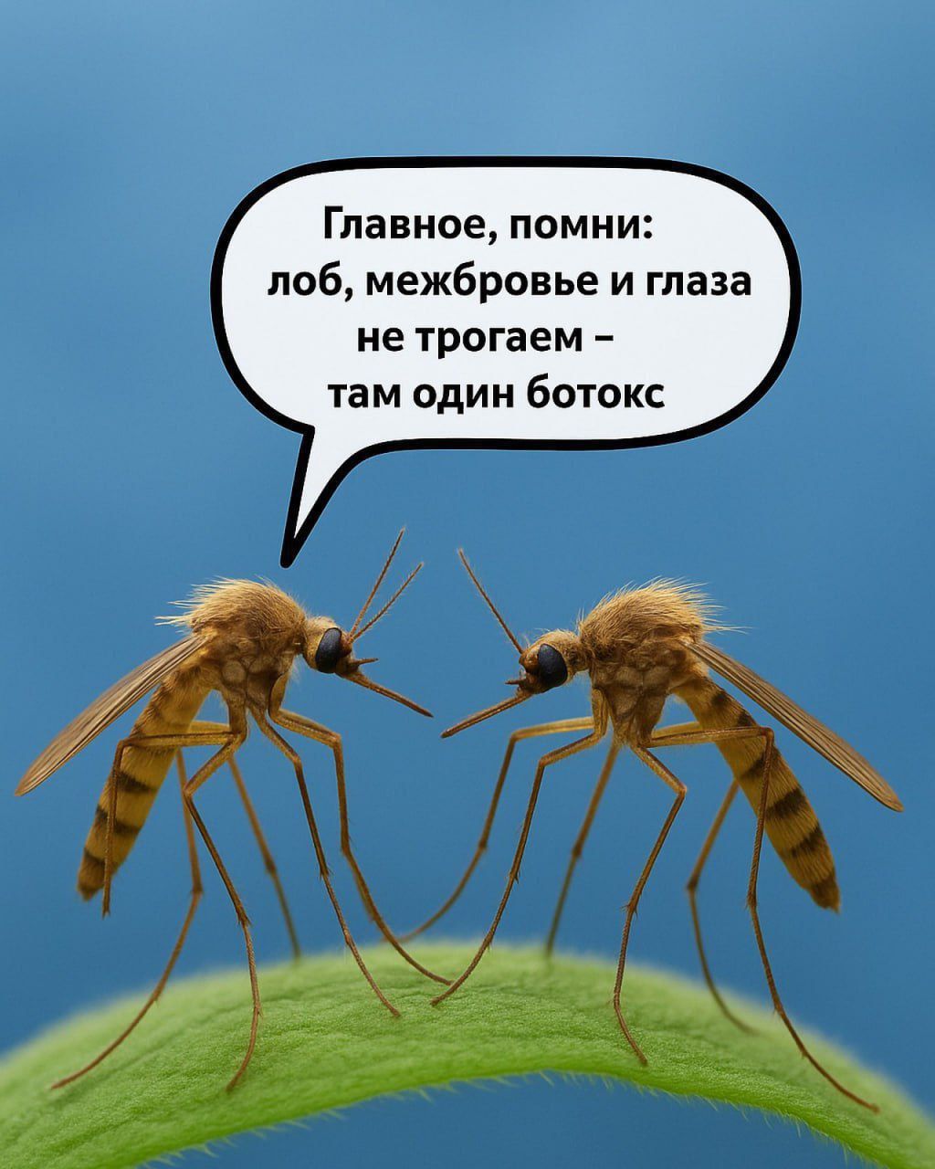 Главное, помни: лоб, межбровье и глаза не трогаем – там один ботокс