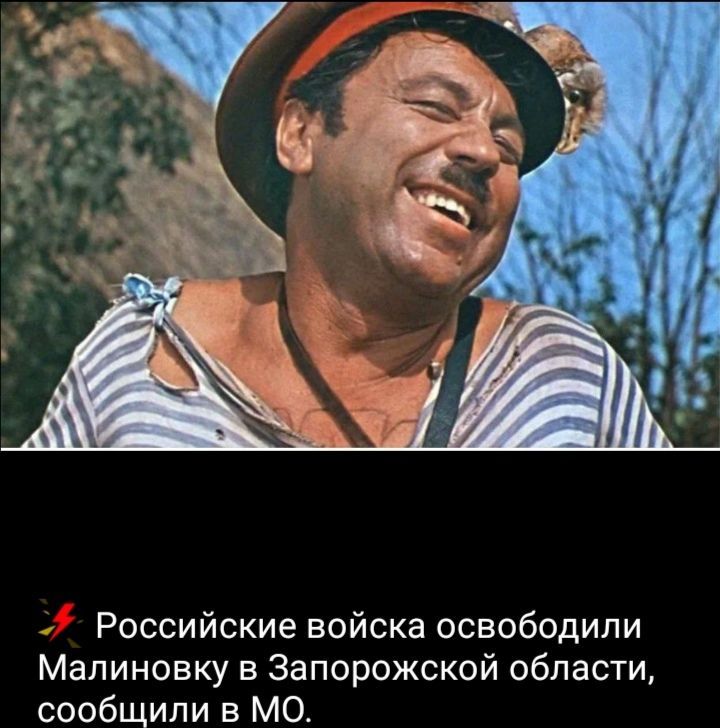 Российские войска освободили Малиновку в Запорожской области, сообщили в МО.