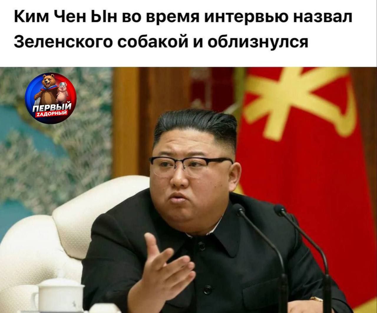 Ким Чен Ын во время интервью назвал Зеленского собакой и облизнулся