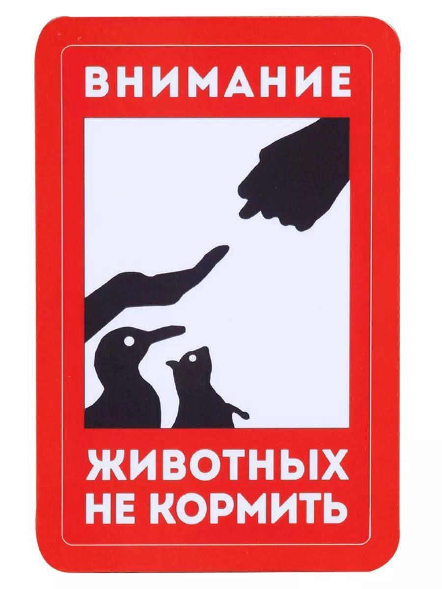 ВНИМАНИЕ
ЖИВОТНЫХ
НЕ КОРМИТЬ