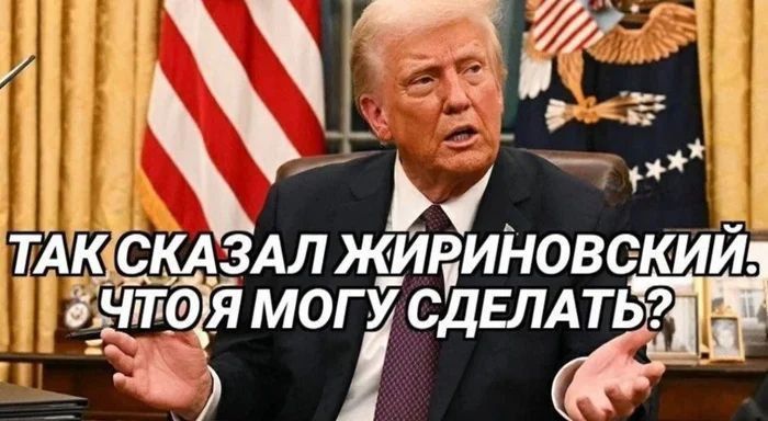 ТАК СКАЗАЛ ЖИРИНОВСКИЙ. ЧТО Я МОГУ СДЕЛАТЬ?