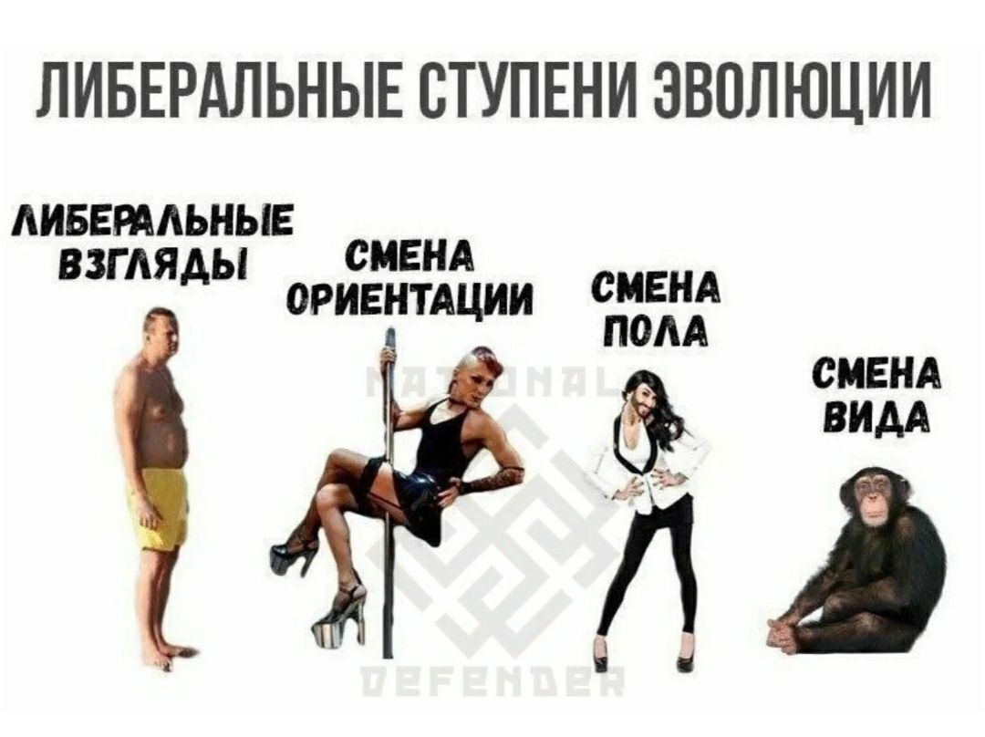 ЛИБЕРАЛЬНЫЕ СТУПЕНИ ЭВОЛЮЦИИ

ЛИБЕРАЛЬНЫЕ ВЗГЛЯДЫ
СМЕНА ОРИЕНТАЦИИ
СМЕНА ПОЛА
СМЕНА ВИДА