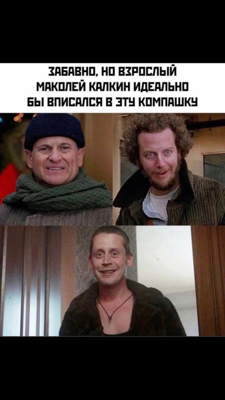 ЗАБАВНО, НО ВЗРОСЛЫЙ МАКОЛЕЙ КАЛКИН ИДЕАЛЬНО БЫ ВПИСАЛСЯ В ЭТУ КОМПАШКУ