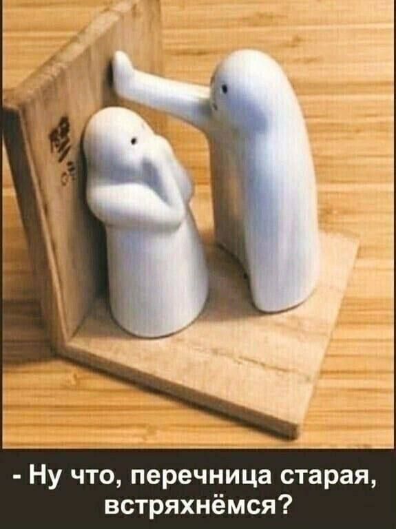 - Ну что, перечница старная, встряхнёмся?