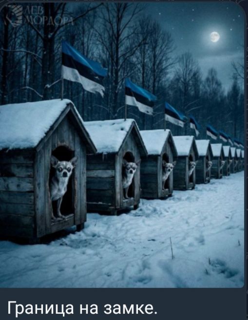 Граница на замке.