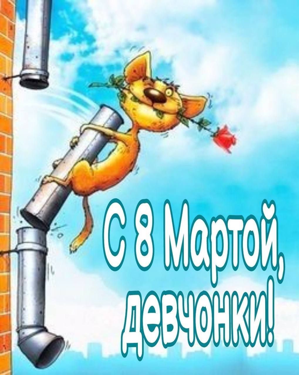С 8 Мартой, девчонки!