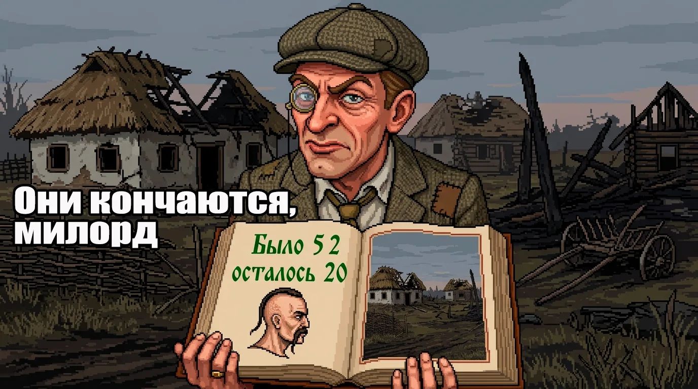 Они кончаются, милорд Было 52 осталось 20