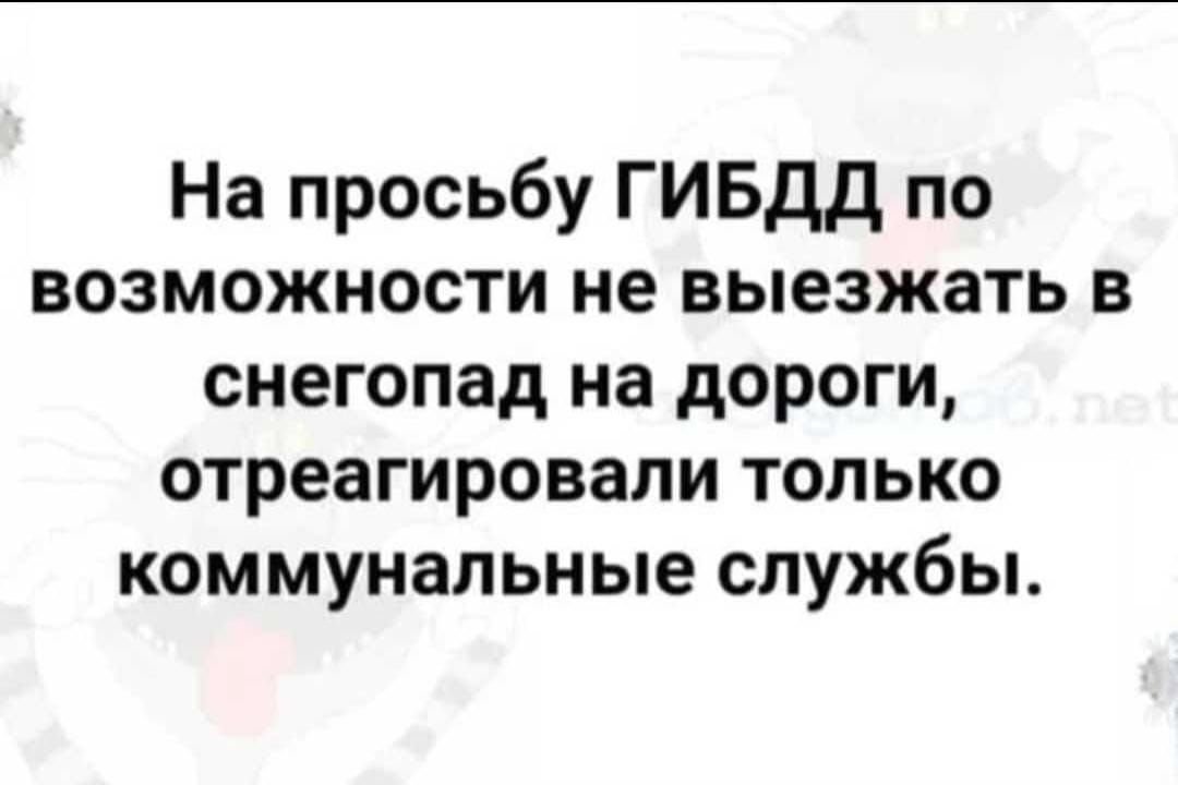 На просьбу ГИБДД по возможности не выезжать в снегопад на дороги отреагировали только коммунальные службы