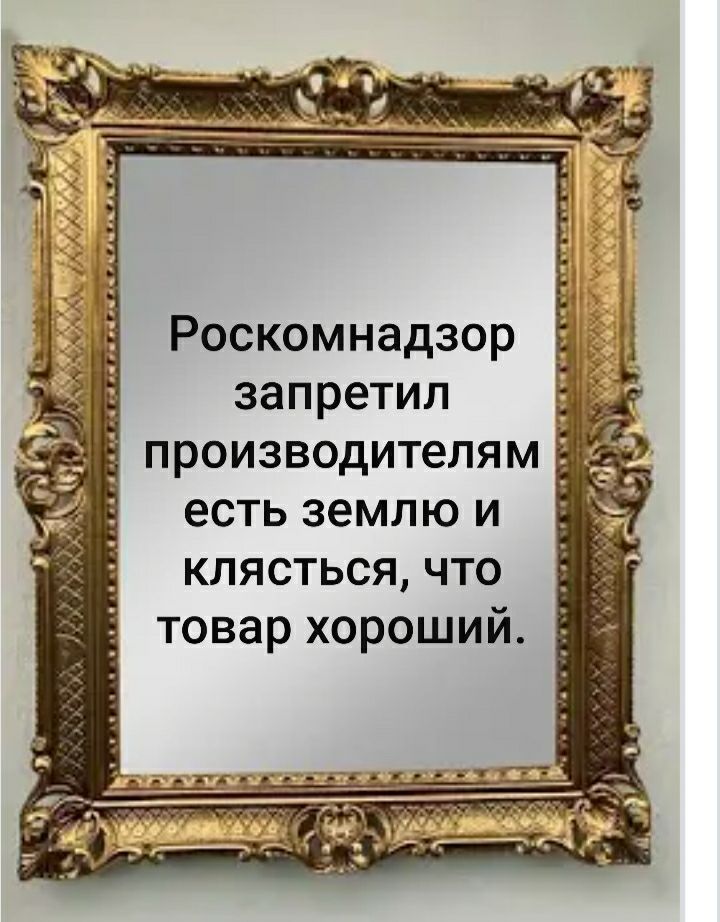 Роскомнадзор запретил производителям есть землю и клясться что товар хороший