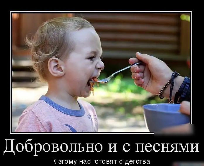 Добровольно И с песнями К ЭТОМУ нас ГОТОВЯТ С детства