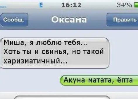 _ і 1612 34о Миша я люблю тебя Хоть ты и свинья но такой харизматичный Ё
