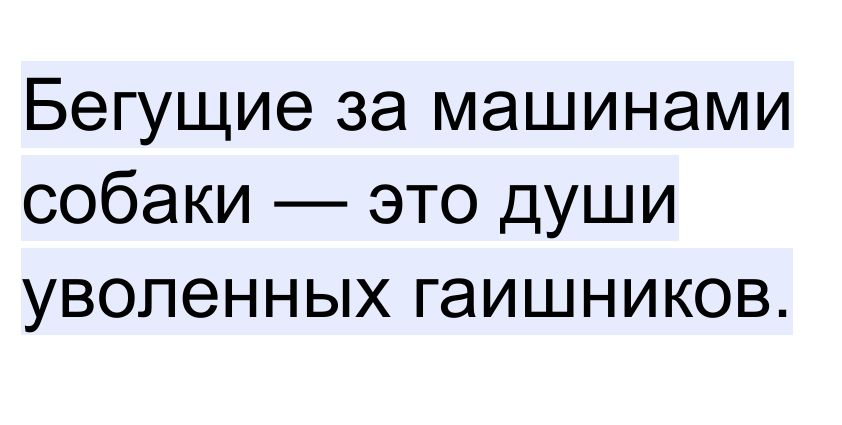 Бегущие за машинами собаки это души уволенных гаишников
