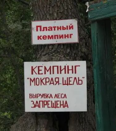 Платный кемпинг КЕ МПИНГ МОКРАЯЩЕАЬ ВЫРУБКА АЕЫ ЗАПРЕЩЕНА