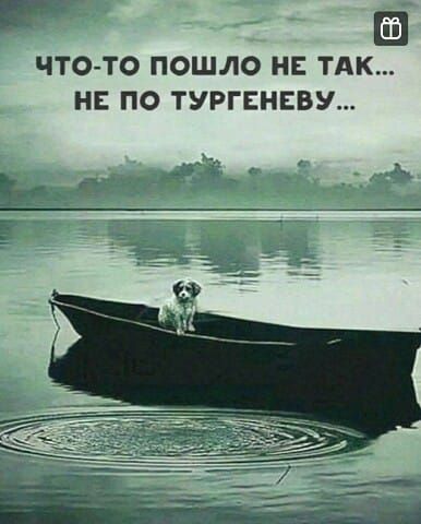 Е ЧТО ТО ПОШЛО НЕ ТАК НЕ ПО ТУРГЕНЕВУ