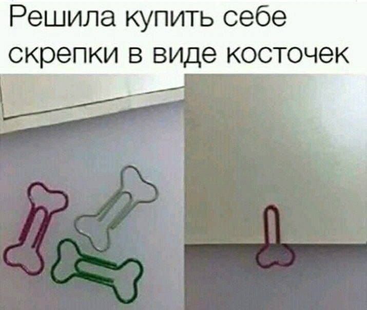 Решила купить себе скрепки в виде косточек