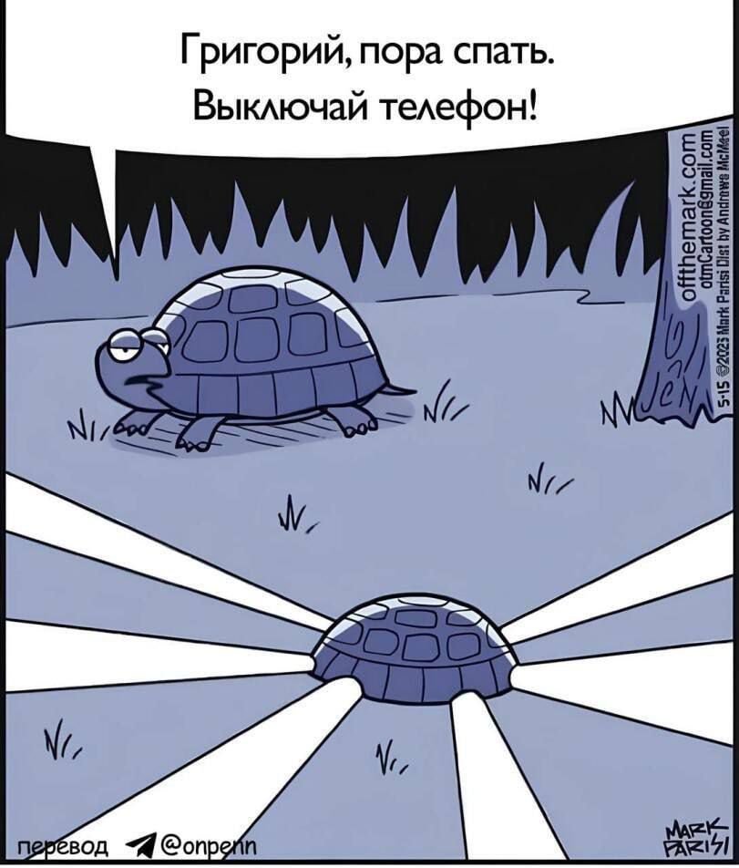Григорий, пора спать. Выключай телефон!