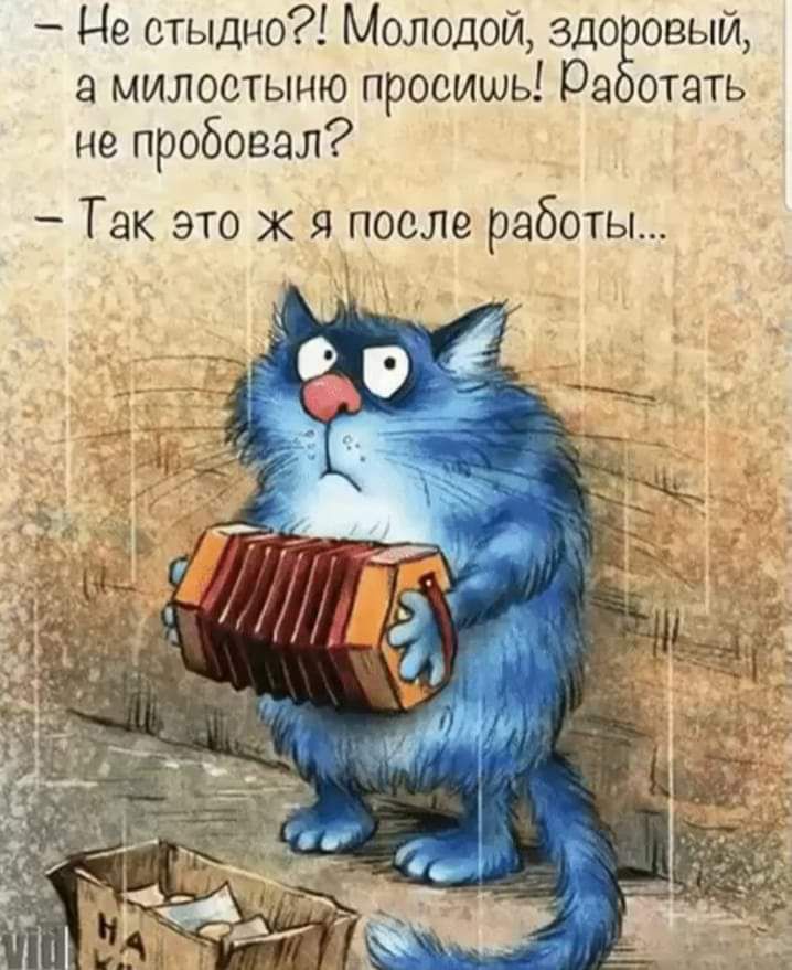 Не стыдно Молодой здо оный а милостыню просишь ра отэть не пробовал Так это ж я после работы