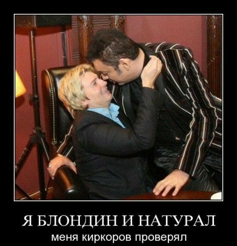 Я БЛОНДИН И НАТУРАЛ меня киркоров проверял