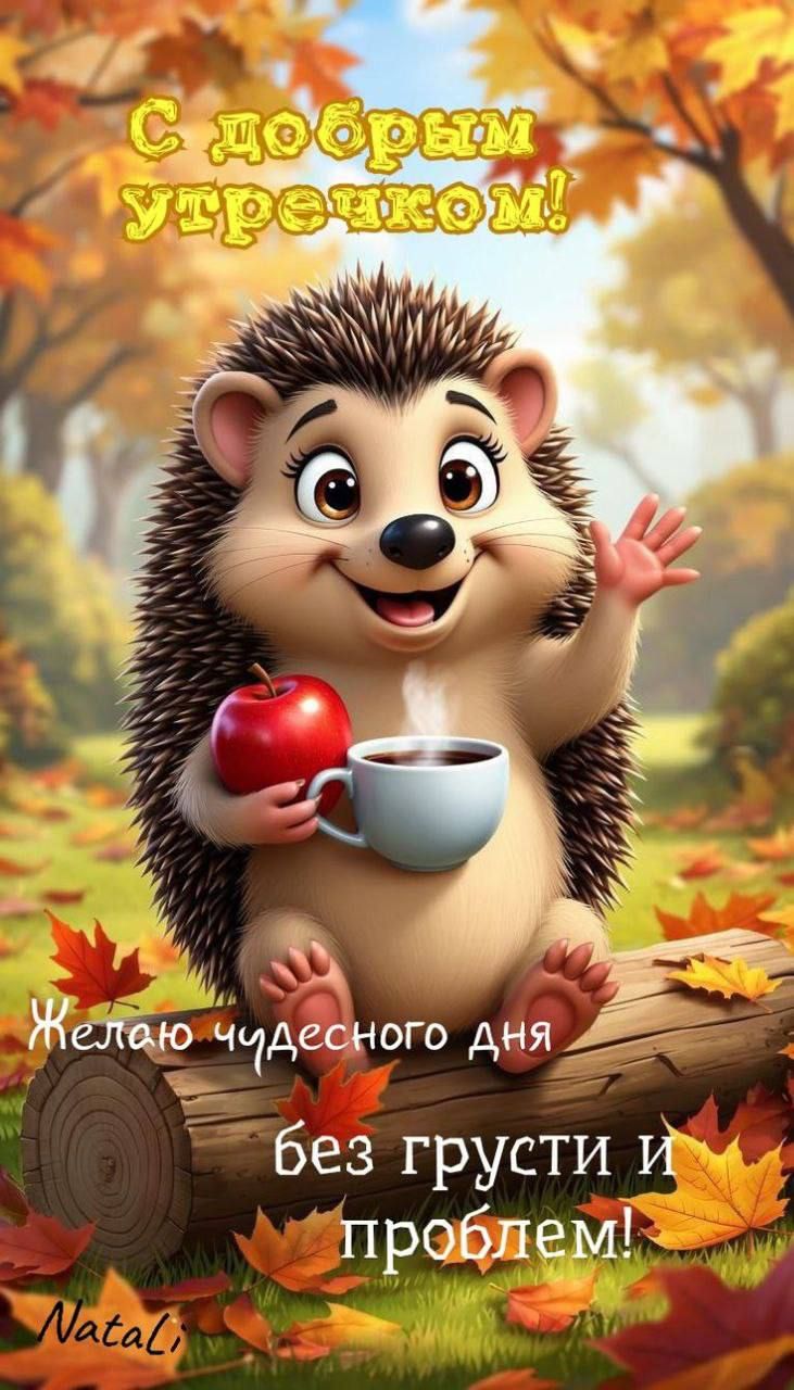 С добрым утром! Желаю чудесного дня без грусти и проблем!