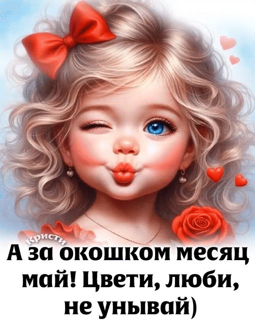 А за окошком месяц май! Цвети, люби, не унывай)