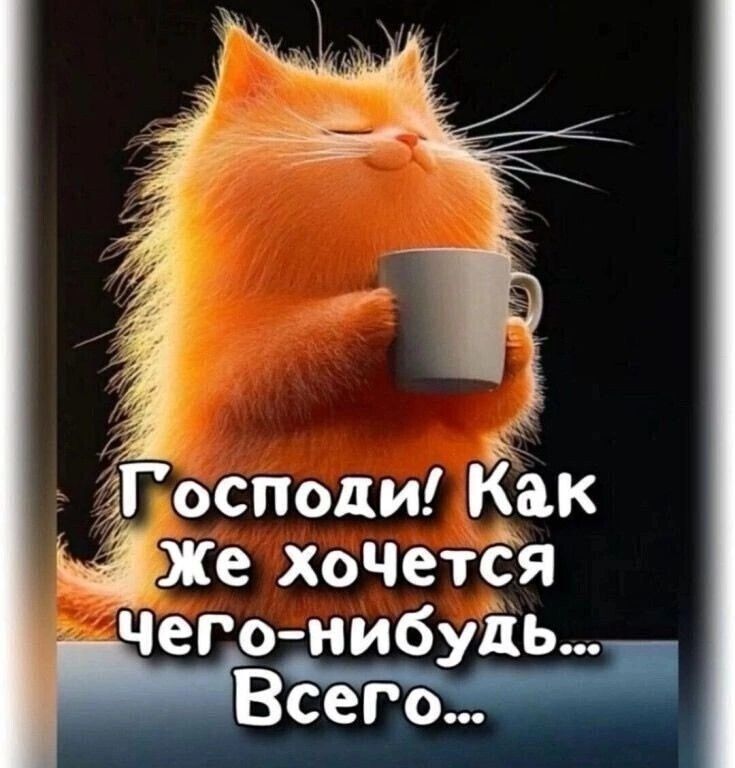 Господи! Как же хочется чего-нибудь... Всего...
