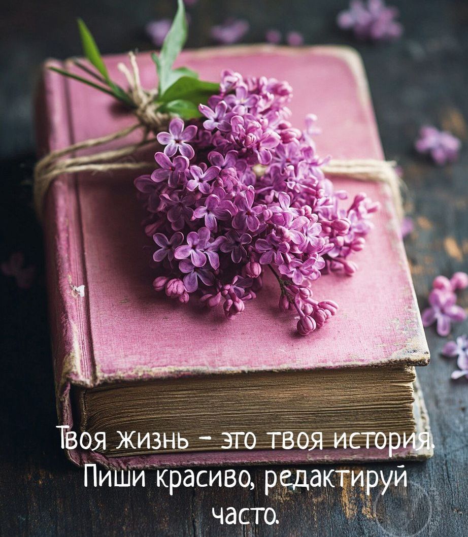 Твоя жизнь – это твоя история. Пиши красиво, редактируй часто.
