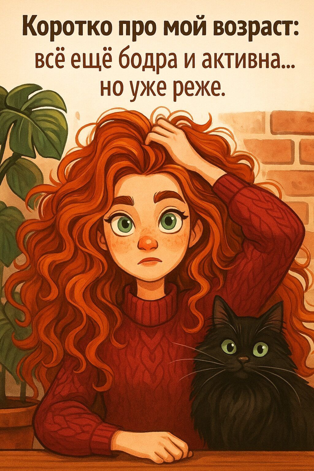 Коротко про мой возраст: всё ещё бодра и активна... но уже реже.