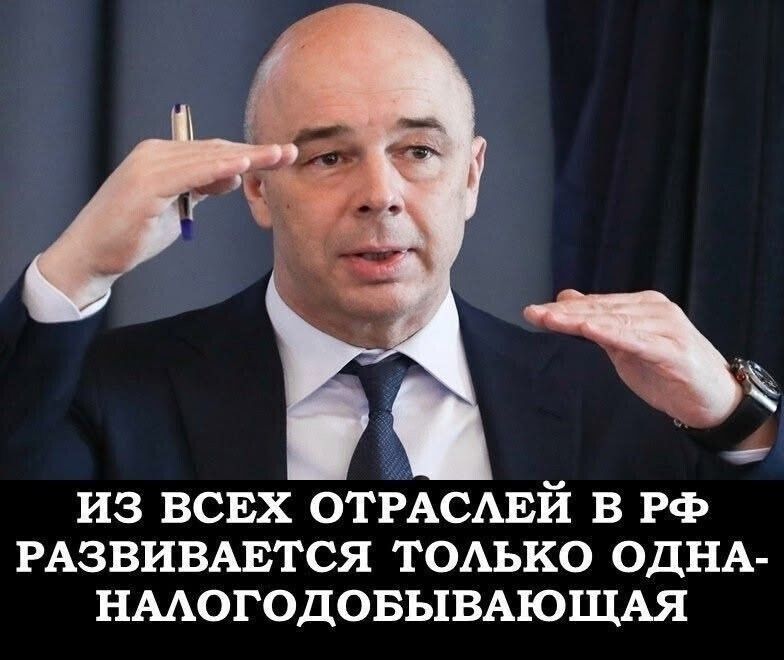 ИЗ ВСЕХ ОТРАСЛЕЙ В РФ РАЗВИВАЕТСЯ ТОЛЬКО ОДНА НАЛОГОДОБЫВАЮЩАЯ