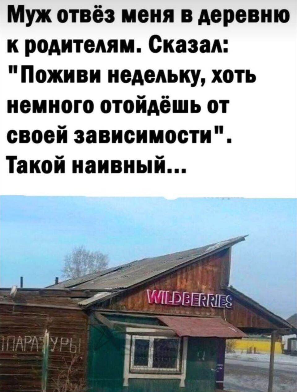 Муж отвёз меня в деревню к родителям. Сказал: 