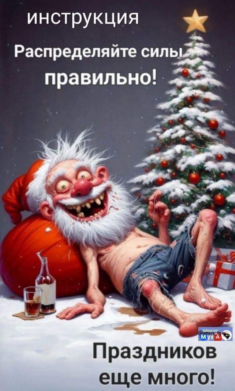 инструкция Распределяйте силы правильно! Праздников еще много!