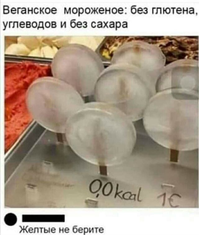 Веганское мороженое: без глютена, углеводов и без сахара 0,0 kcal