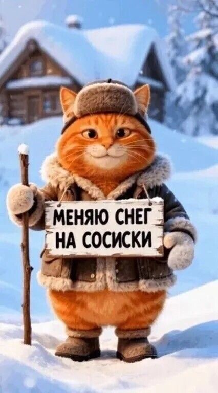 МЕНЯЮ СНЕГ НА СОСИСКИ