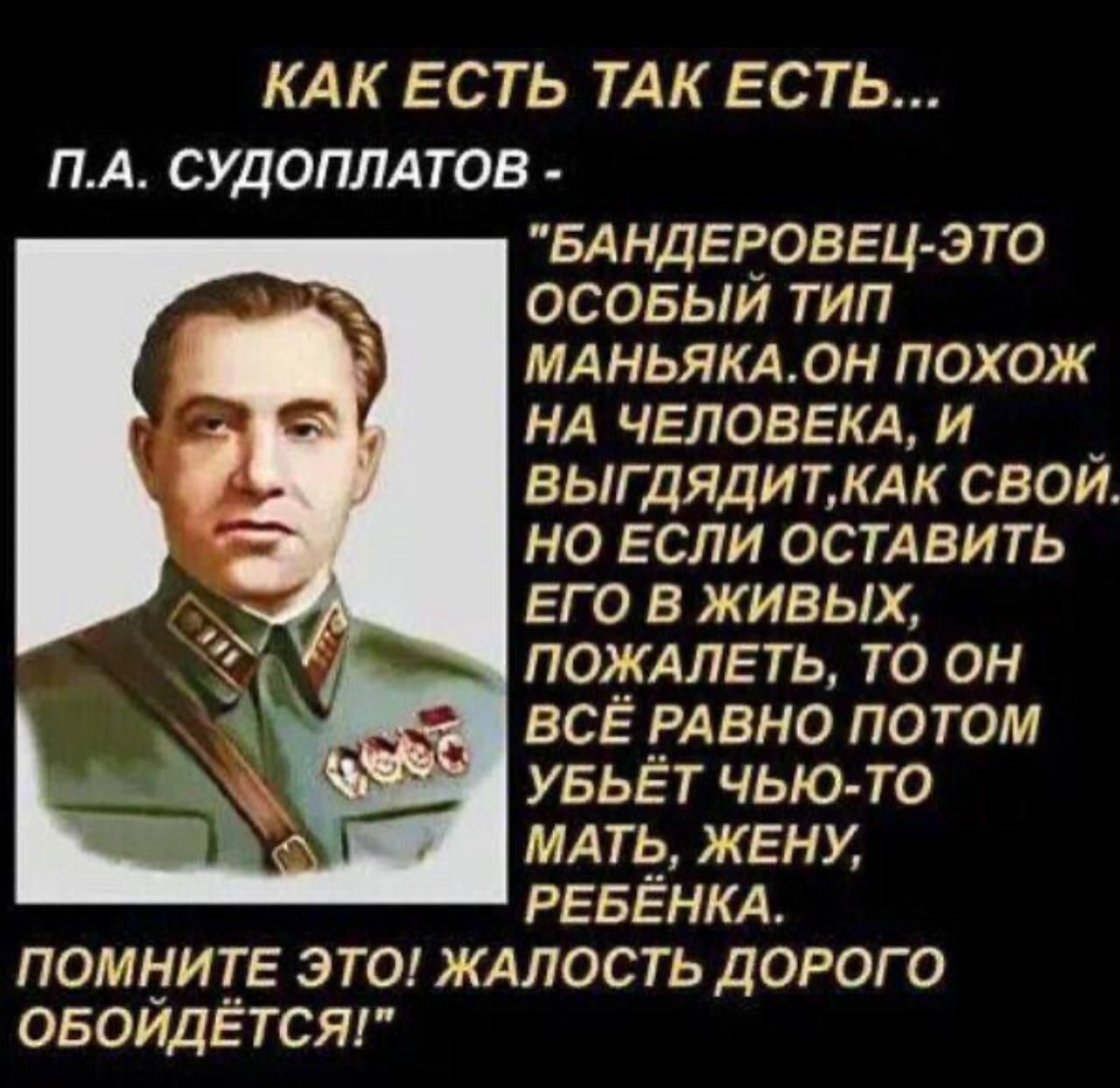 КАК ЕСТЬ ТАК ЕСТЬ... П.А. СУДОПЛАТОВ - 