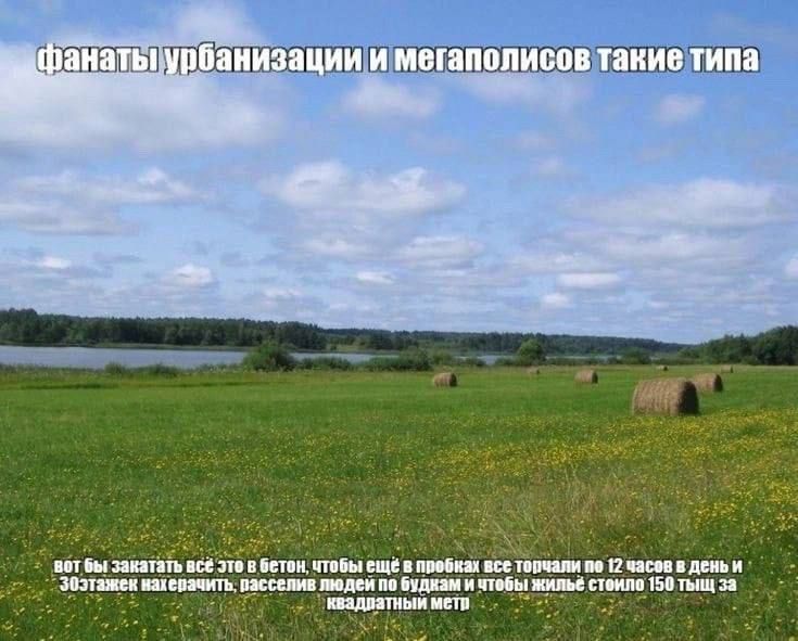 фанатьурбанизации и мегаполисов такив типа