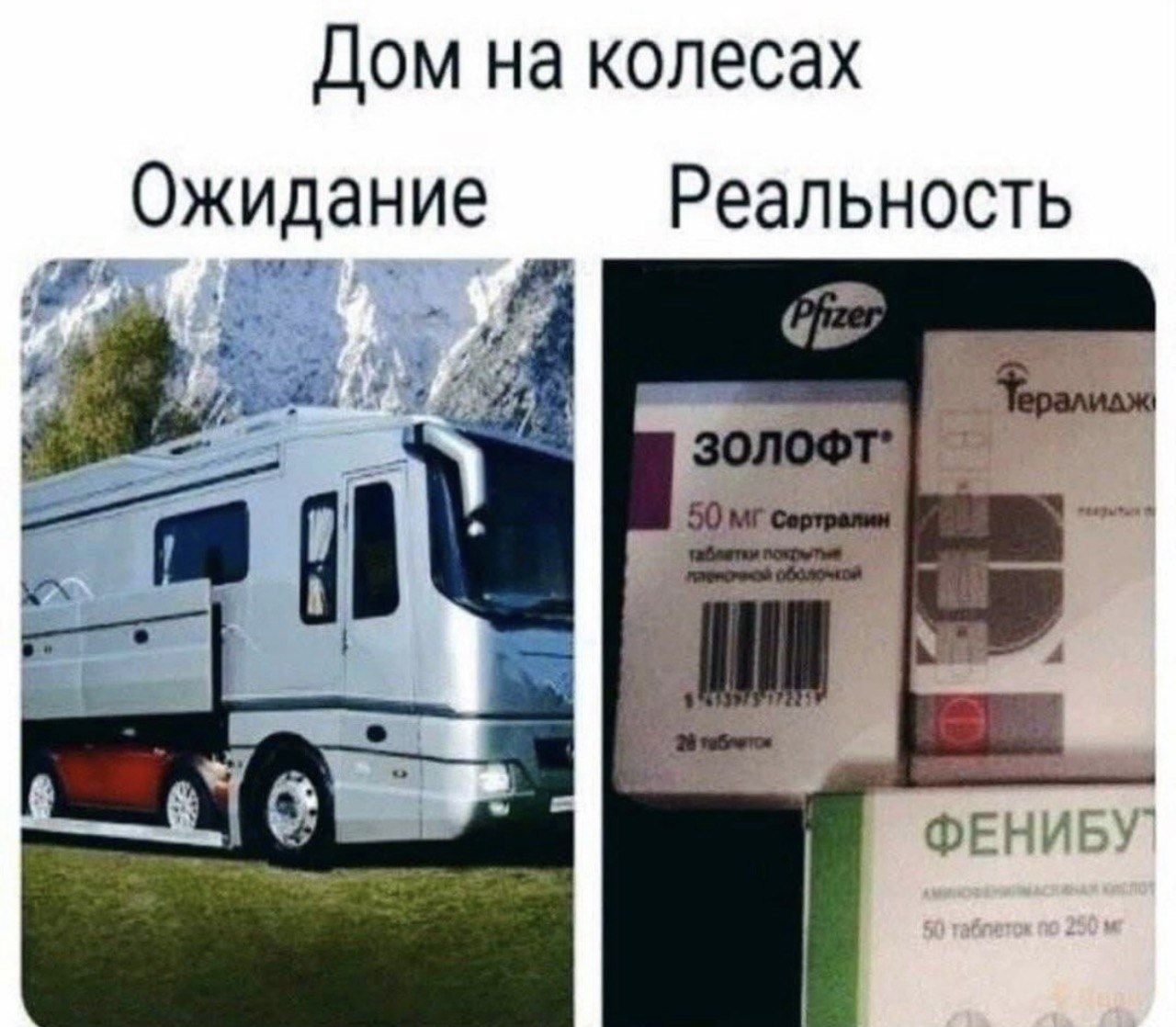 Дом на колесах Ожидание Реальность