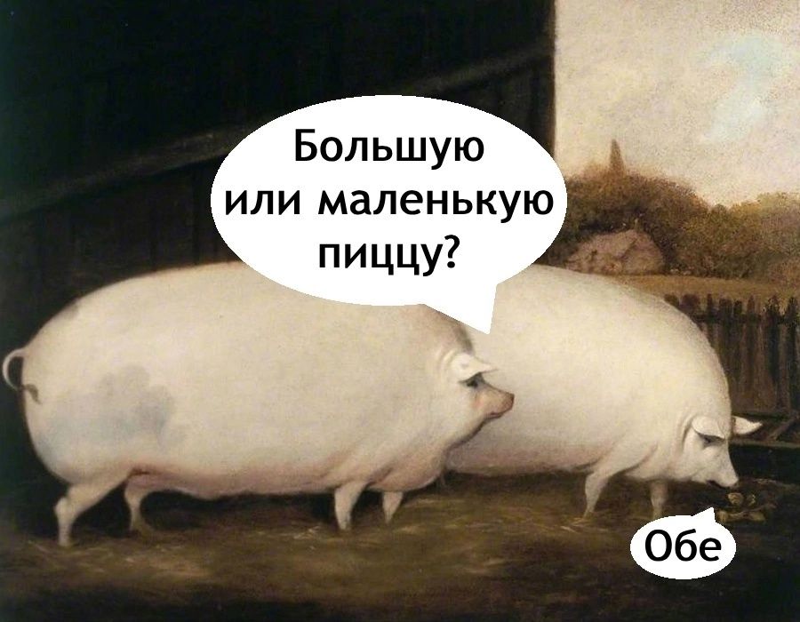 Большую или маленькую пиццу