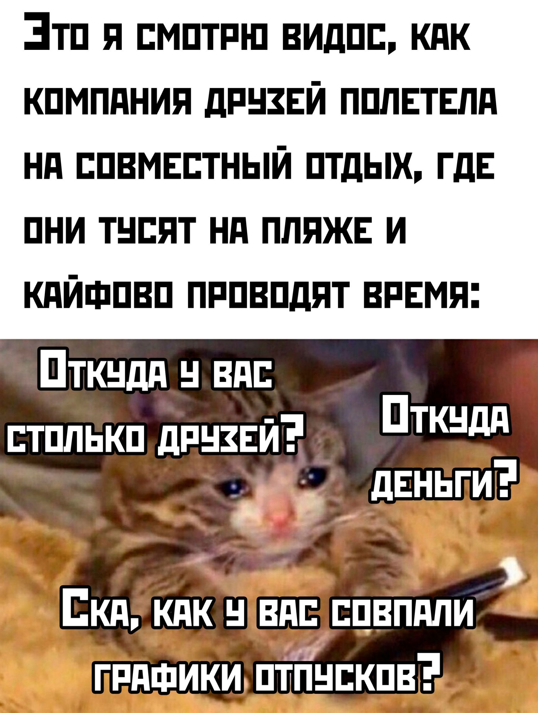 Это я смотеЮ видос КАК КОМПАНИЯ ДРУЗЕЙ ПОЛЕТЕЛА НА СОВМЕСТНЫЙ ОТДЫХ ГДЕ ОНИ ТУСЯТ НА ПЛЯЖЕ И КАЙФОВО ПРОВОДЯТ ВРЕМЯ Откчда ч вяс СТОЛЬКО ДРУХЕЙ ПРАФИКИ ОТПУСКОВ 2А