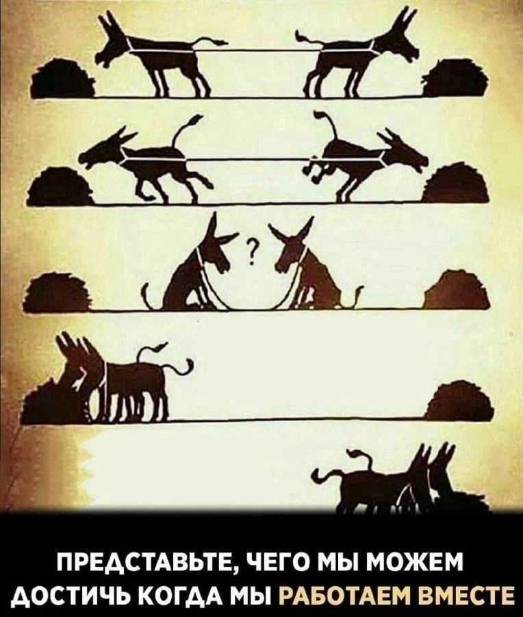 ПРЕДСТАВЬТЕ ЧЕГО МЫ МОЖЕМ ДОСТИЧЬ КОГДА МЫ РАБОТАЕМ ВМЕСТЕ