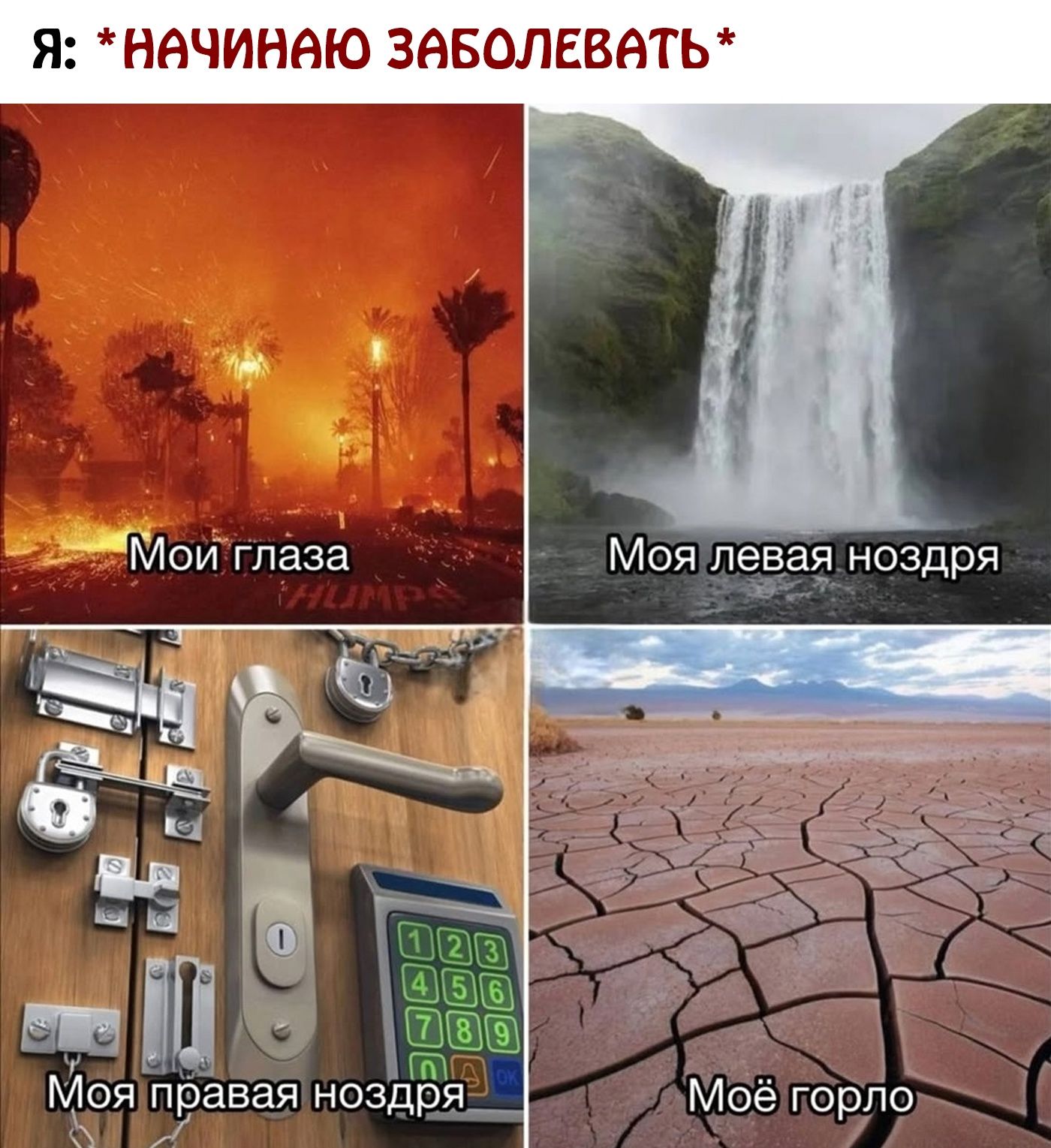 Я НАЧИНАЮ ЗАБОЛЕВАТЬ Моё горло