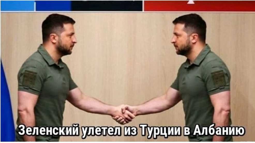 Зеленский улетел из Турции в Албанию