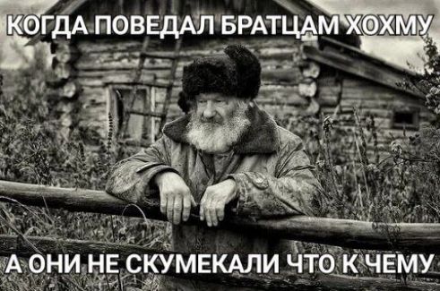 ККогда победал братцам хохму
А они не с comprender что к чему