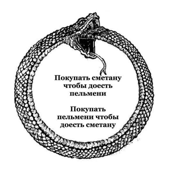 Покупать сметану чтобы доесть пельмени
Покупать пельмени чтобы доесть сметану