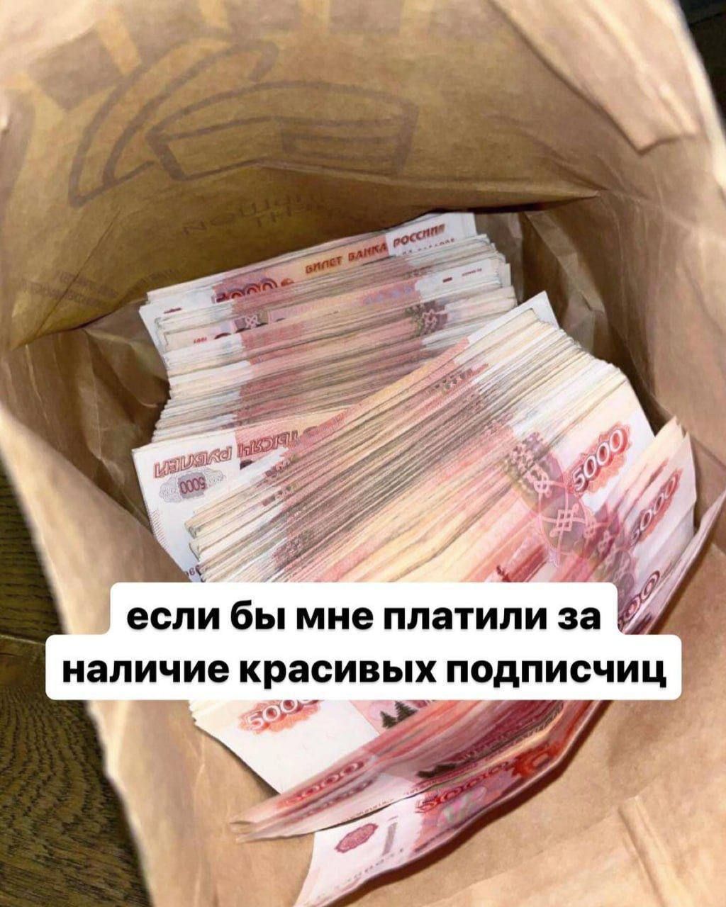 если бы мне платили за наличие красивых подписчиц