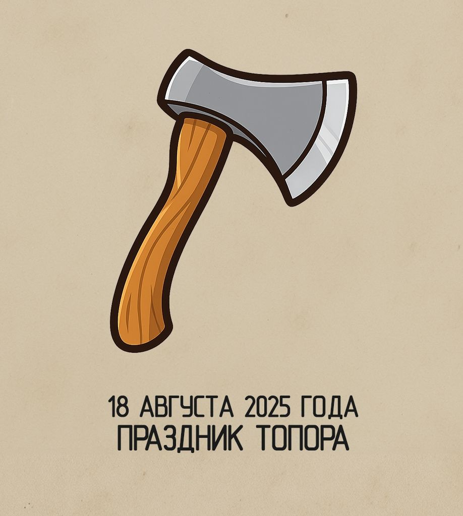 18 АВГУСТА 2025 ГОДА ПРАЗДНИК ТОПОРА