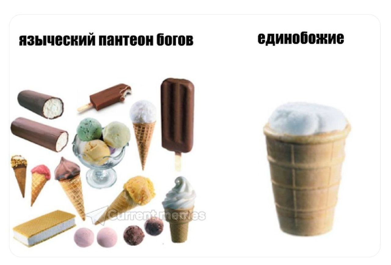 языческий пантеон богов
единообожие