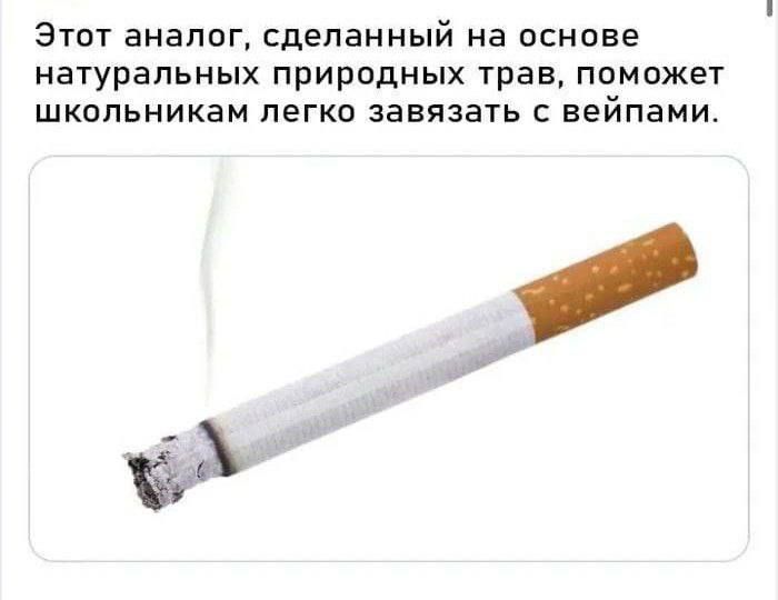 Этот аналог, сделанный на основе натуральных природных трав, поможет школьникам легко завязывать с вейпами.